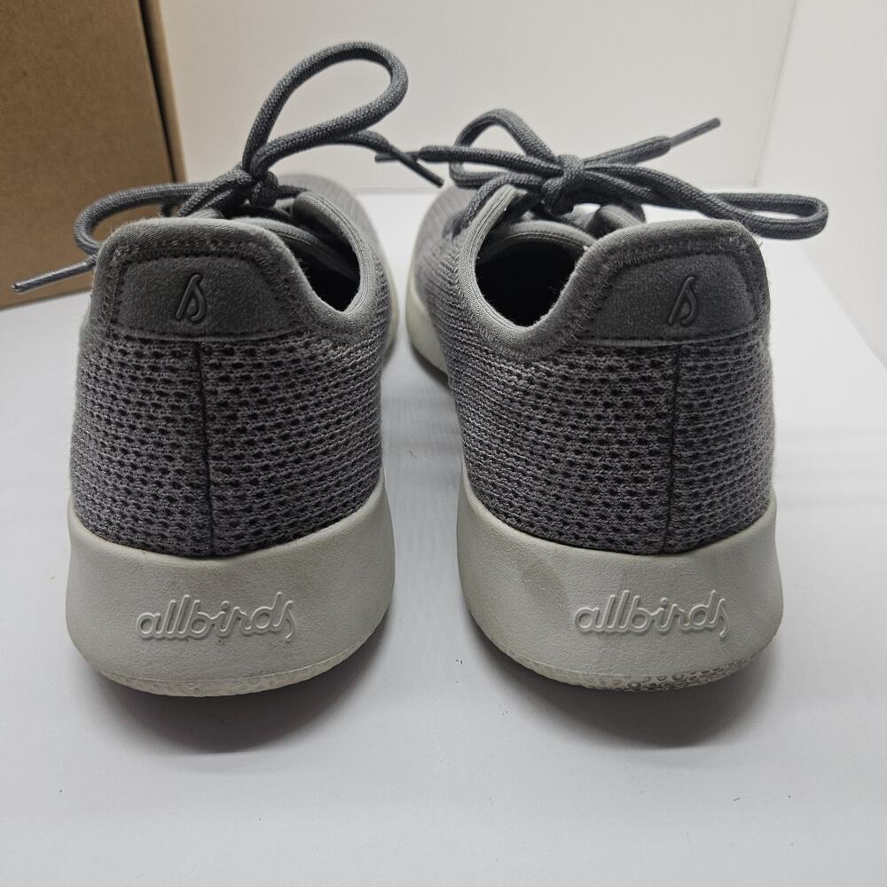 Allbirds Shoes Womens 8 Tree Runners Athletic Low Sneakers Gray Fabric Lace Up - Picture 5 of 9